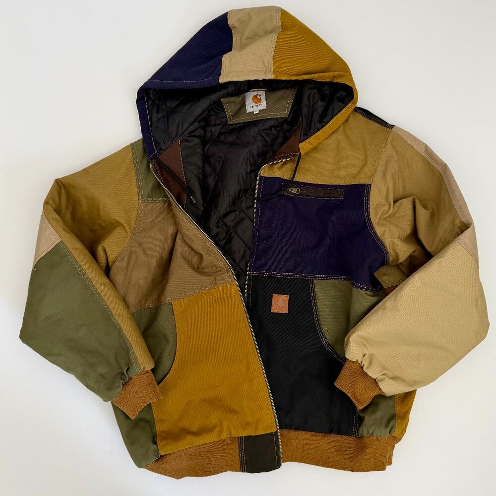Large Carhartt Multi-colored Jacket - Streetwear Style